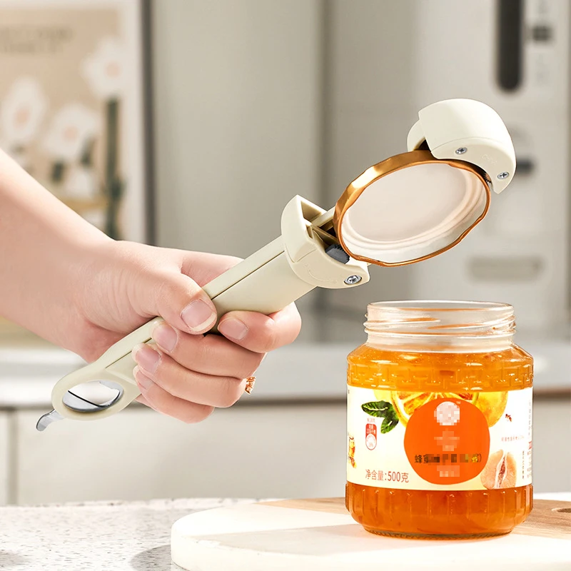 Adjustable Can Opener Stainless Steel Multi Function Kitchen Tool For Different Beer Can Sizes Portable And Effortless To Use 
Adjustable Can Opener Stainless Steel Multi Function Kitchen Tool For Different Beer Can Sizes Portable And Effortless To Use