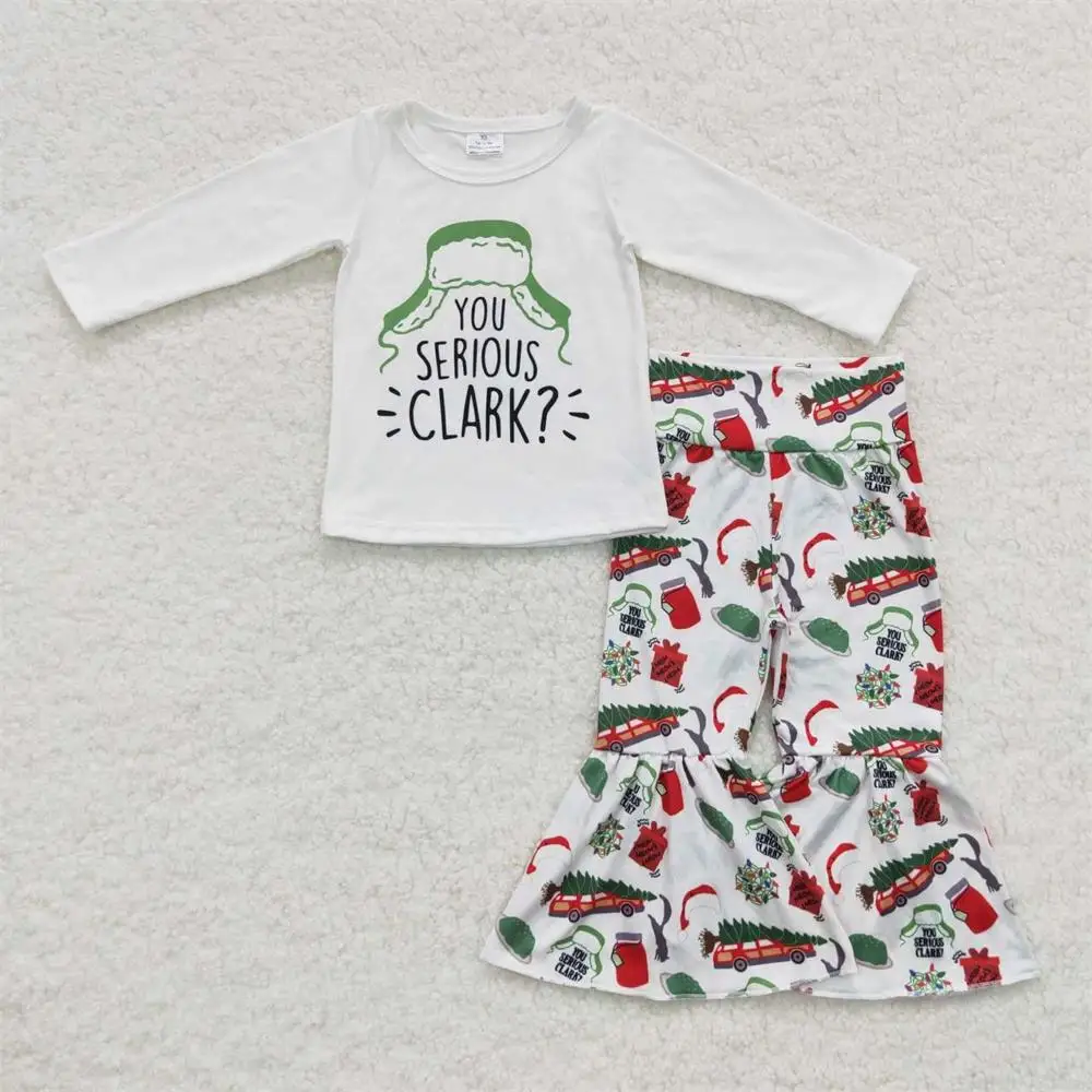 Wholesale Toddler Kids Long Sleeves Hats T-shirts Tee Children Outfit Baby Girl Lights Tree Bell Bottom Pants Christmas Set
Wholesale Toddler Kids Long Sleeves Hats T-shirts Tee Children Outfit Baby Girl Lights Tree Bell Bottom Pants Christmas Set