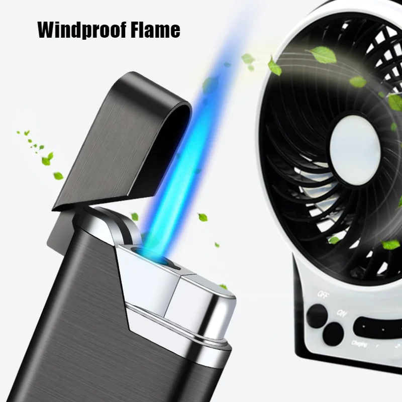 2025 New Cigar Igniter Windproof Open Flame Lighter Smoke Metal Blue Fire Cigarette Lighters & Smoking Accessories Factory Sales
2025 New Cigar Igniter Windproof Open Flame Lighter Smoke Metal Blue Fire Cigarette Lighters & Smoking Accessories Factory Sales