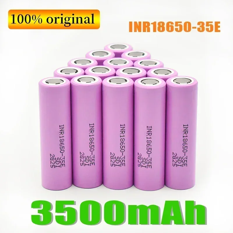 New 18650 Original High Power 18650 3500mah 25A Discharge Inr18650 35e 18650 Battery Lithium Ion 3.7V Rechargeable Battery️
New 18650 Original High Power 18650 3500mah 25A Discharge Inr18650 35e 18650 Battery Lithium Ion 3.7V Rechargeable Battery️