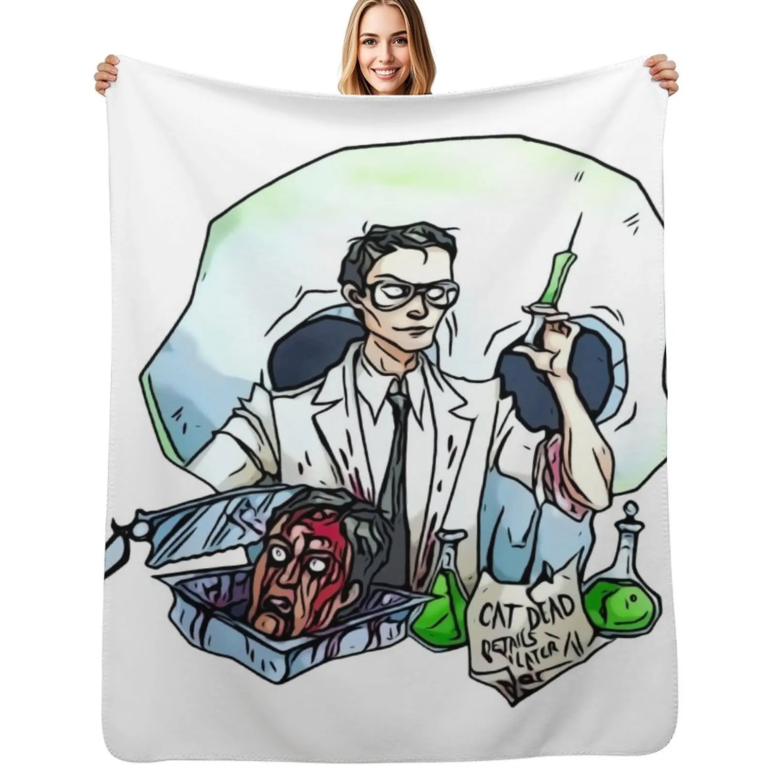 Re-Animator Throw Blanket Foldable Soft Warm Blanket for Outdoor Use
Re-Animator Throw Blanket Foldable Soft Warm Blanket for Outdoor Use