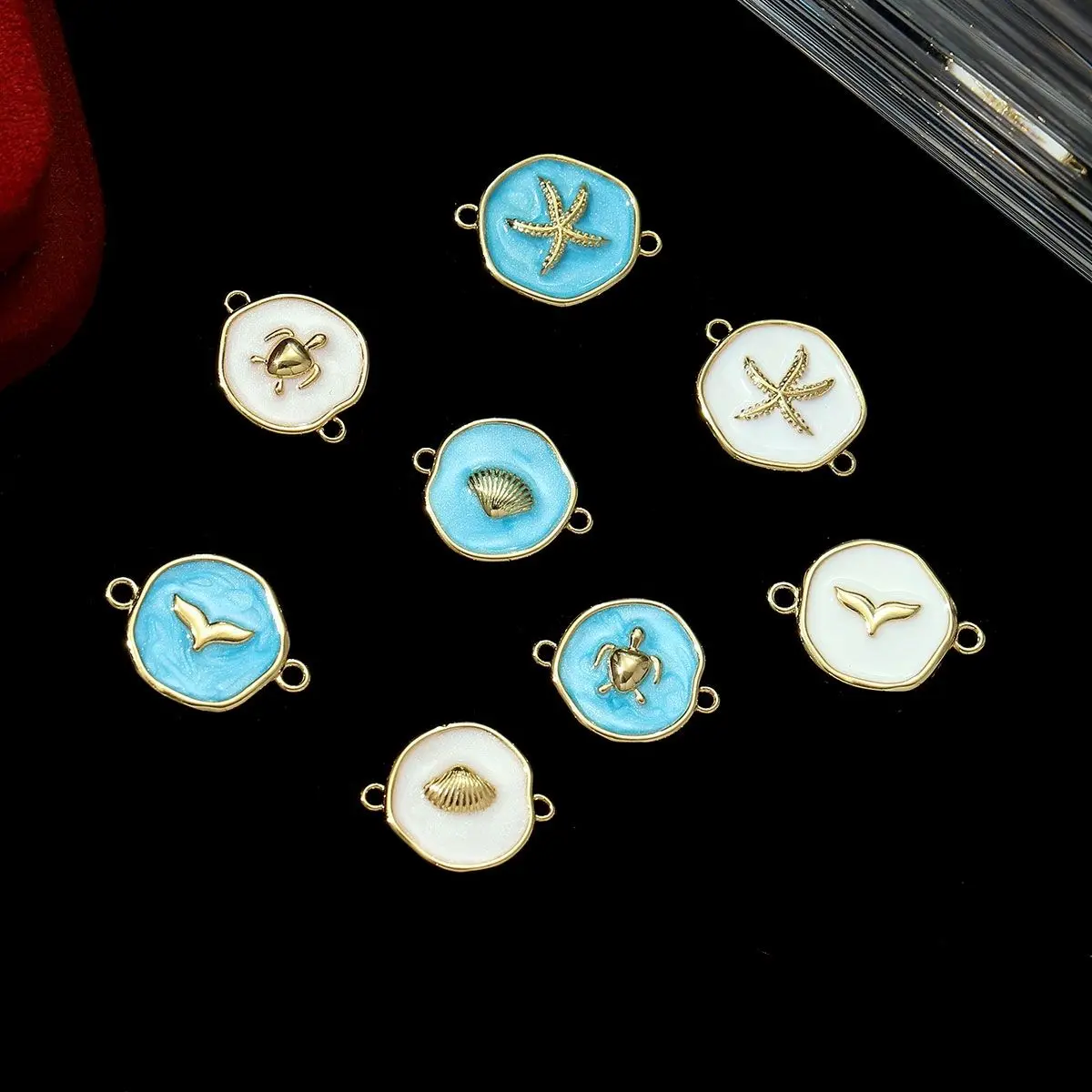3Pcs/Lot Copper Connectors Charms Zodiac Shell Mermaid Tail Pendants For Making Necklace Earrings Jewelry Accessory Wholesale
3Pcs/Lot Copper Connectors Charms Zodiac Shell Mermaid Tail Pendants For Making Necklace Earrings Jewelry Accessory Wholesale