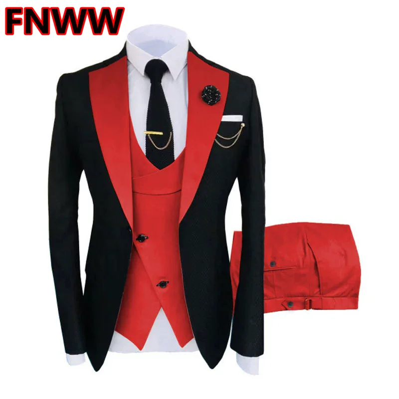 2026 Black Tuxedos for Formal Wedding Suits Jacket Pant Vest 3 Pieces Costume Slim Fit Men Suits Slim Fit Business Suits Groom
2026 Black Tuxedos for Formal Wedding Suits Jacket Pant Vest 3 Pieces Costume Slim Fit Men Suits Slim Fit Business Suits Groom