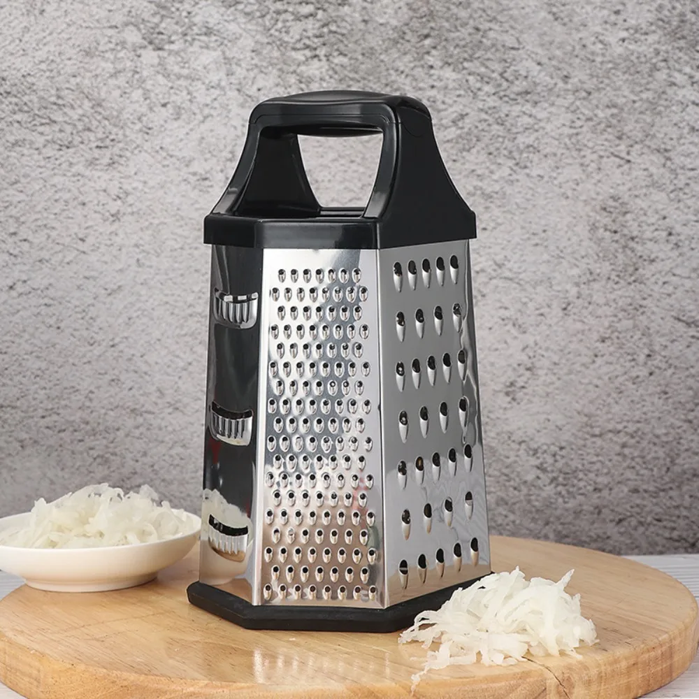 6 Sides Multifunctional Vegetable Grater Manual Labor-saving Vegetable Slicer Stainless Steel with Storage Box
6 Sides Multifunctional Vegetable Grater Manual Labor-saving Vegetable Slicer Stainless Steel with Storage Box