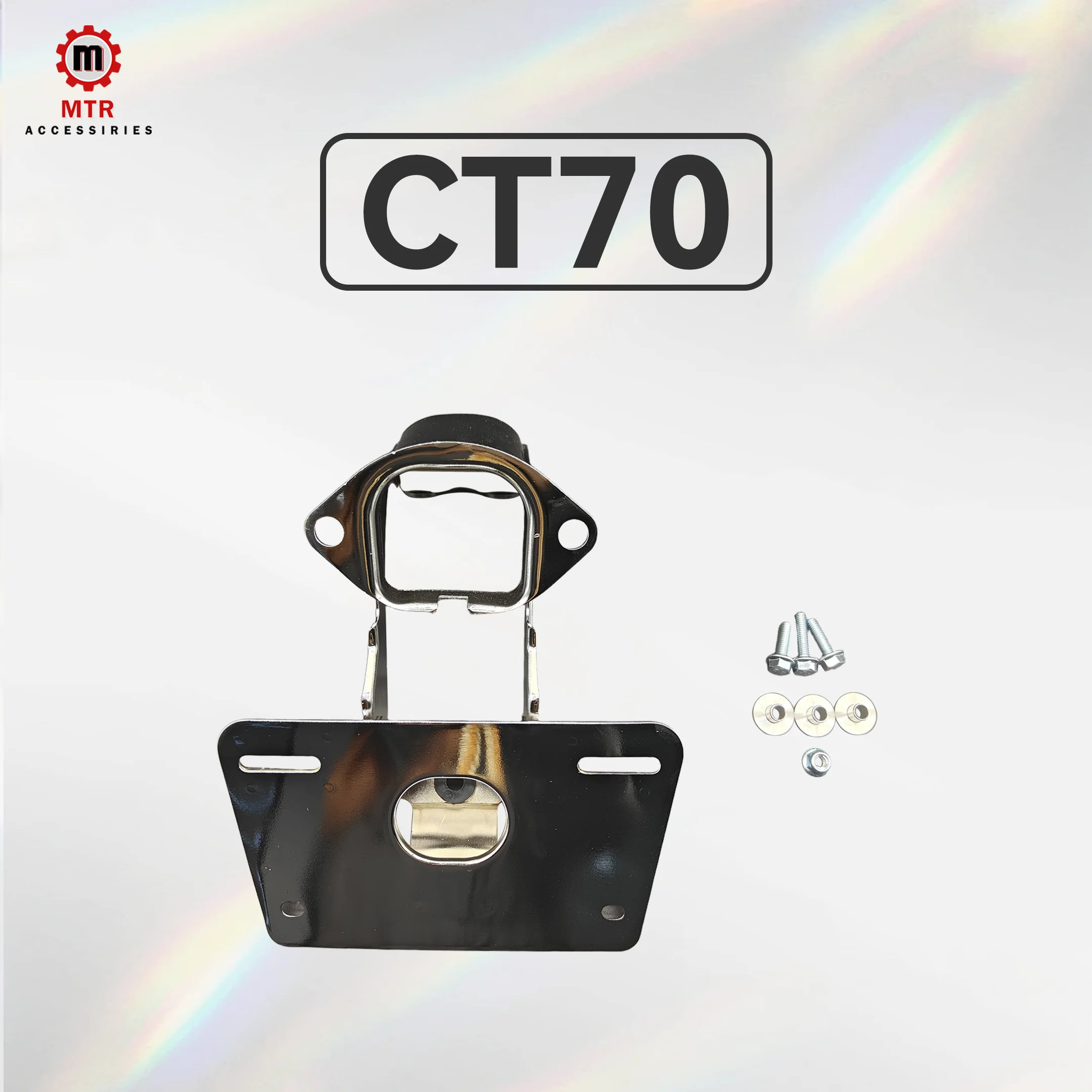 DAX CT70 Taillight Bracket License Plate Holder Rear Light Bracket Motor Accessories for CT70 1969-1970
DAX CT70 Taillight Bracket License Plate Holder Rear Light Bracket Motor Accessories for CT70 1969-1970