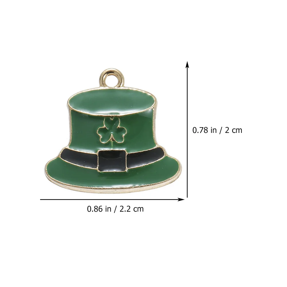 10pcs Irish Oil Drop Alloy Pendants Charms Jewelry Making Hat Shaped Diy Necklace Embellishments Decorative Accessories
10pcs Irish Oil Drop Alloy Pendants Charms Jewelry Making Hat Shaped Diy Necklace Embellishments Decorative Accessories