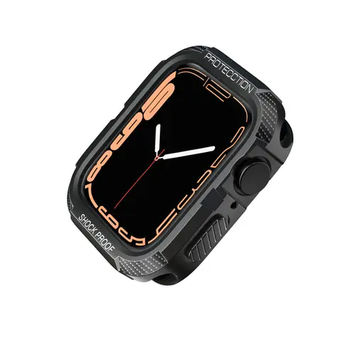 Rugged Cover for Apple Watch Case 44mm 40mm 45mm 41mm 42mm 38mm Se 6 5 3 Accessorie TPU Screen Protector IWatch Serie 7 8 9 Case