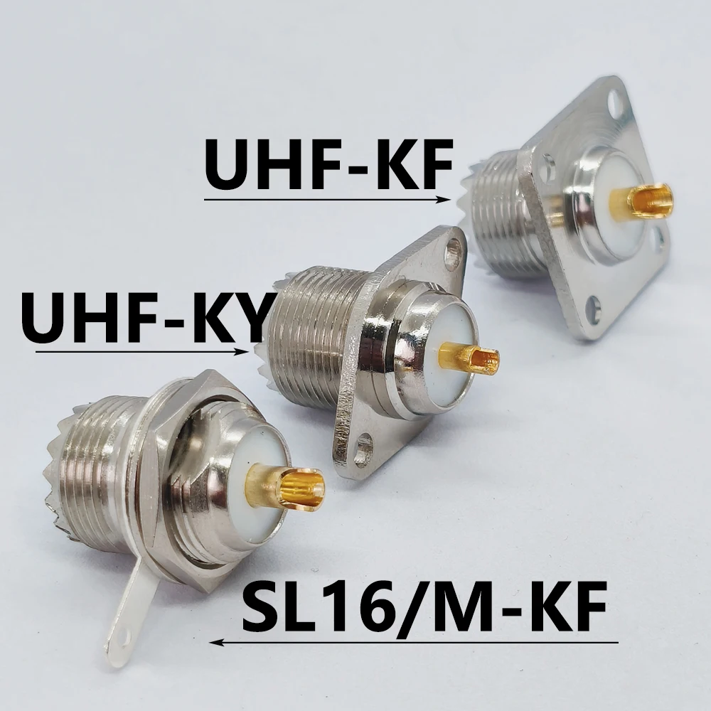 1Pcs SL16-KFD UHF-KF UHF-KY SL16/M-KF flange mount RF Connector Adapter Test Converter Panel Chassis Mount handle RF Coax Cable
1Pcs SL16-KFD UHF-KF UHF-KY SL16/M-KF flange mount RF Connector Adapter Test Converter Panel Chassis Mount handle RF Coax Cable