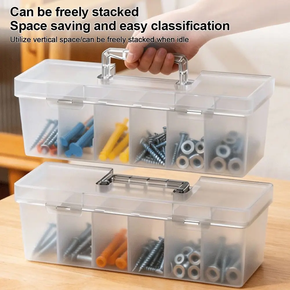 Durable Plastic Tool Storage Box Transparent Multi-functional Hardware Tool Case Hardware Toolbox Tool Parts Storage
Durable Plastic Tool Storage Box Transparent Multi-functional Hardware Tool Case Hardware Toolbox Tool Parts Storage