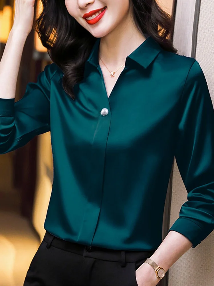 Elegant Fashionable Long Sleeve Women's Shirt Spring Autumn New Style Premium Feel Professional Grade Chiffon Blouse
Elegant Fashionable Long Sleeve Women's Shirt Spring Autumn New Style Premium Feel Professional Grade Chiffon Blouse