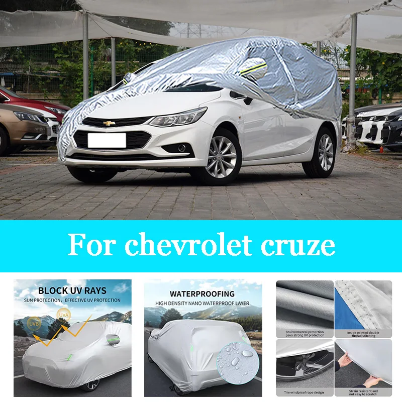 Автомобильный чехол, уличный, полностью внешний, снежный чехол, солнцезащитный козырек, водонепроницаемая, пылезащитная защита со светоотражающими полосками для Chevrolet Cruze
Автомобильный чехол, уличный, полностью внешний, снежный чехол, солнцезащитный козырек, водонепроницаемая, пылезащитная защита со светоотражающими полосками для Chevrolet Cruze