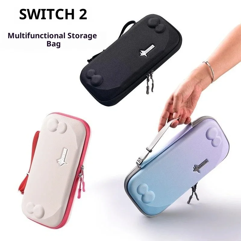 Подходит для Nintendo Switch 2-го поколения, тонкая сумка для хранения, водонепроницаемый защитный чехол с твердым корпусом, защитный чехол для игровой консоли
Подходит для Nintendo Switch 2-го поколения, тонкая сумка для хранения, водонепроницаемый защитный чехол с твердым корпусом, защитный чехол для игровой консоли