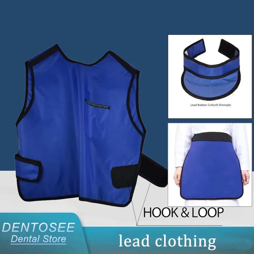 Dental Lead Apron 0.35mm with Adjustable Straps, X-Ray Radiation Protective Vest, High Shielding Collar
Dental Lead Apron 0.35mm with Adjustable Straps, X-Ray Radiation Protective Vest, High Shielding Collar