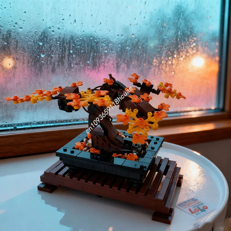 627 шт. MOC дерево бонсай, осенняя версия, собранная модель, строительные блоки, архитектура, сделай сам, идея для рождественского подарка, игрушки, образование для детей
627 шт. MOC дерево бонсай, осенняя версия, собранная модель, строительные блоки, архитектура, сделай сам, идея для рождественского подарка, игрушки, образование для детей