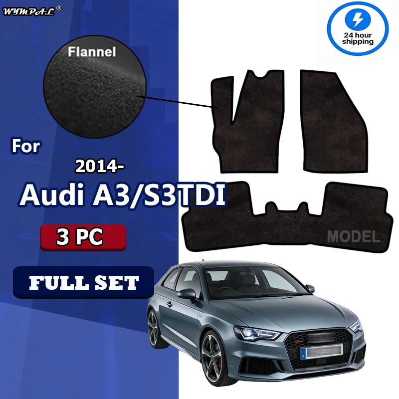 Фланелевые автомобильные коврики для Audi A3/S3TDI 2-дверные (8V7,8VE) 2014-наст. время, противоскользящие, стильные, без запаха, огнестойкие.
Фланелевые автомобильные коврики для Audi A3/S3TDI 2-дверные (8V7,8VE) 2014-наст. время, противоскользящие, стильные, без запаха, огнестойкие.