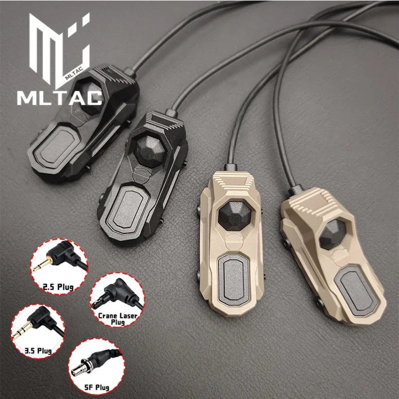 Tactical AXON Pressure Remote Switch SF/2.5/3.5/DC Plug for NGAL PEQ Laser M600 M300 Flashlight Fit KEYMOD MLOK 20mm Rail
Tactical AXON Pressure Remote Switch SF/2.5/3.5/DC Plug for NGAL PEQ Laser M600 M300 Flashlight Fit KEYMOD MLOK 20mm Rail