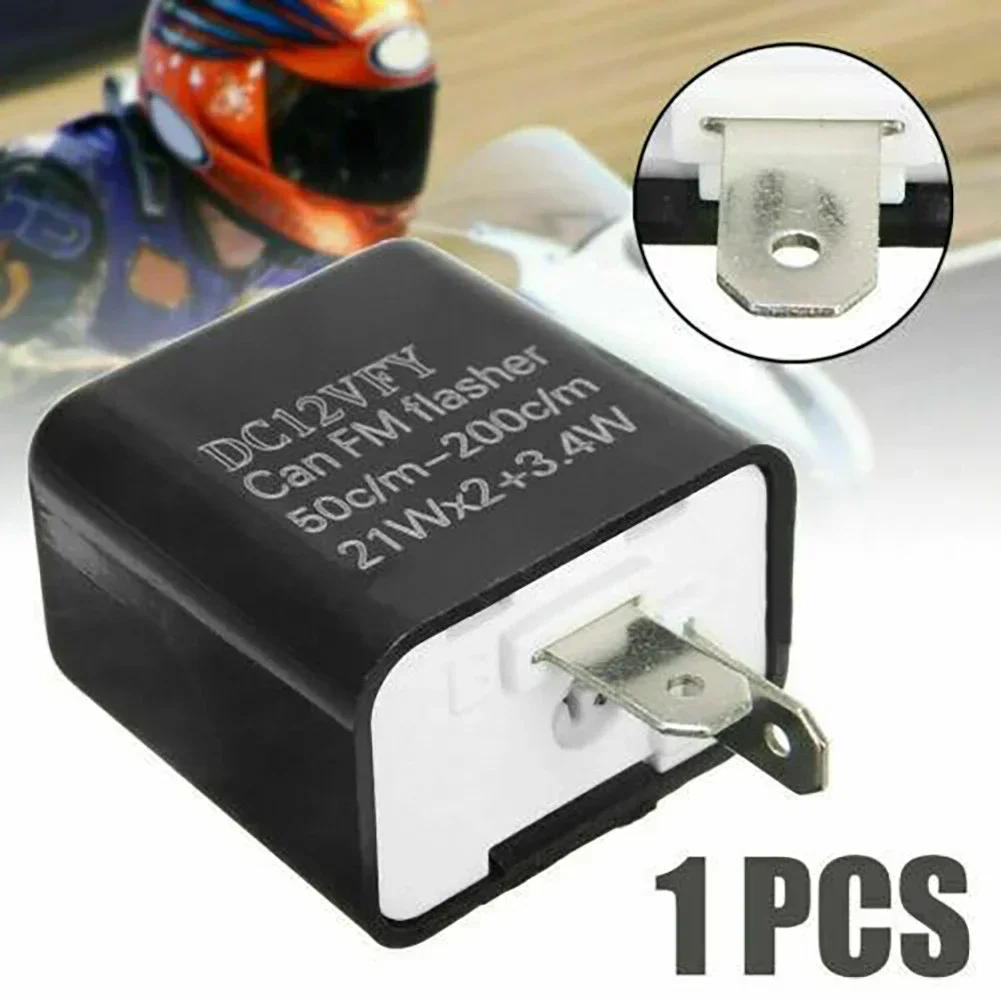 2-Pin Electronic LED Flasher Relay 2-Pin Flasher Relay Motorcycle Part 0.02A To 12A 12V 42W Black For Most Motorcycle/bike
2-Pin Electronic LED Flasher Relay 2-Pin Flasher Relay Motorcycle Part 0.02A To 12A 12V 42W Black For Most Motorcycle/bike
