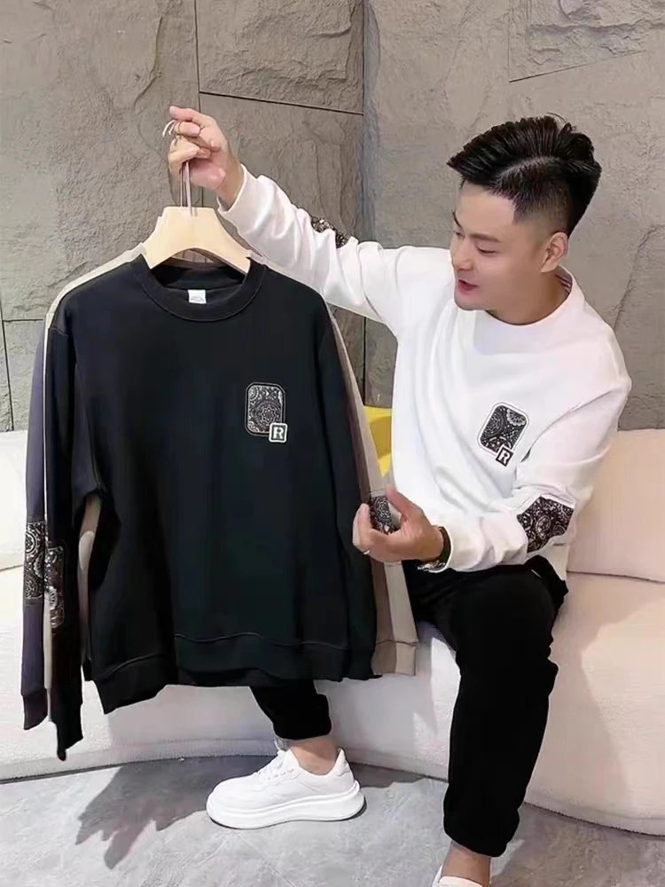 Autumn Winter Fashionable Men's Long Sleeve round Neck Sweatshirt Slim Fit Casual Base Layer Shirt Youth Trendy Printed Cotto...
Autumn Winter Fashionable Men's Long Sleeve round Neck Sweatshirt Slim Fit Casual Base Layer Shirt Youth Trendy Printed Cotto...