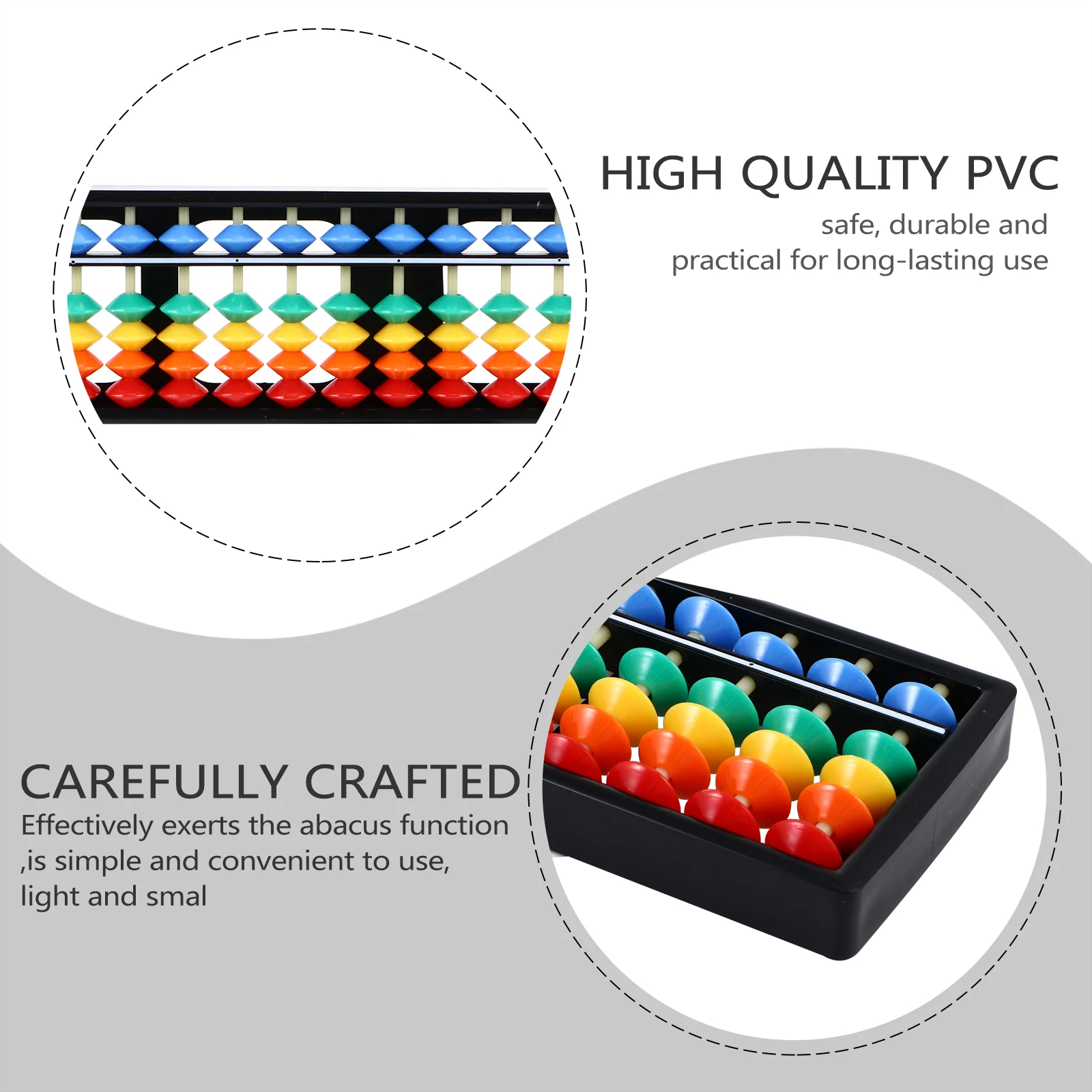 1pc Colorful Plastic Abacus 17 Digits Rods Counting Toy Kids Math Beads Calculating Arithmetic Educational Brain Developing Tool
1pc Colorful Plastic Abacus 17 Digits Rods Counting Toy Kids Math Beads Calculating Arithmetic Educational Brain Developing Tool