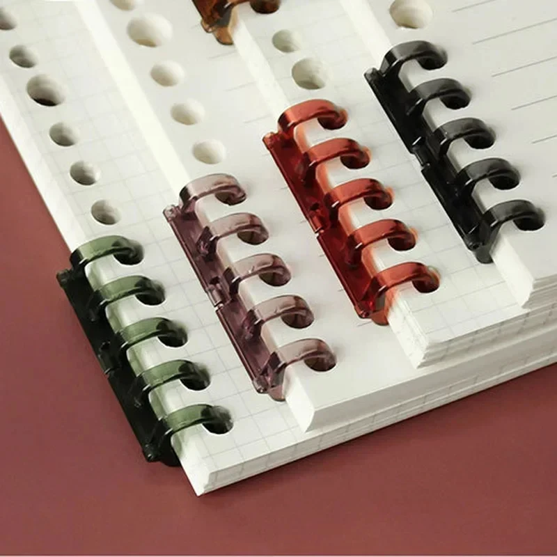 10/20pcs Simple Retro Color Translucent 5 Hole Binder Ring Loose-Leaf Coil Book Album Accessories Office Binding Circles Ring
10/20pcs Simple Retro Color Translucent 5 Hole Binder Ring Loose-Leaf Coil Book Album Accessories Office Binding Circles Ring