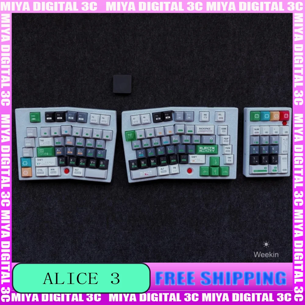 WK Alice 3 Weekin Сплит-клавиатура 2,4 г Беспроводная одномодовая 1500 мАч 111 клавиш Механическая клавиатура Поддержка флакона Комплект клавиатуры ПК Подарок
WK Alice 3 Weekin Сплит-клавиатура 2,4 г Беспроводная одномодовая 1500 мАч 111 клавиш Механическая клавиатура Поддержка флакона Комплект клавиатуры ПК Подарок