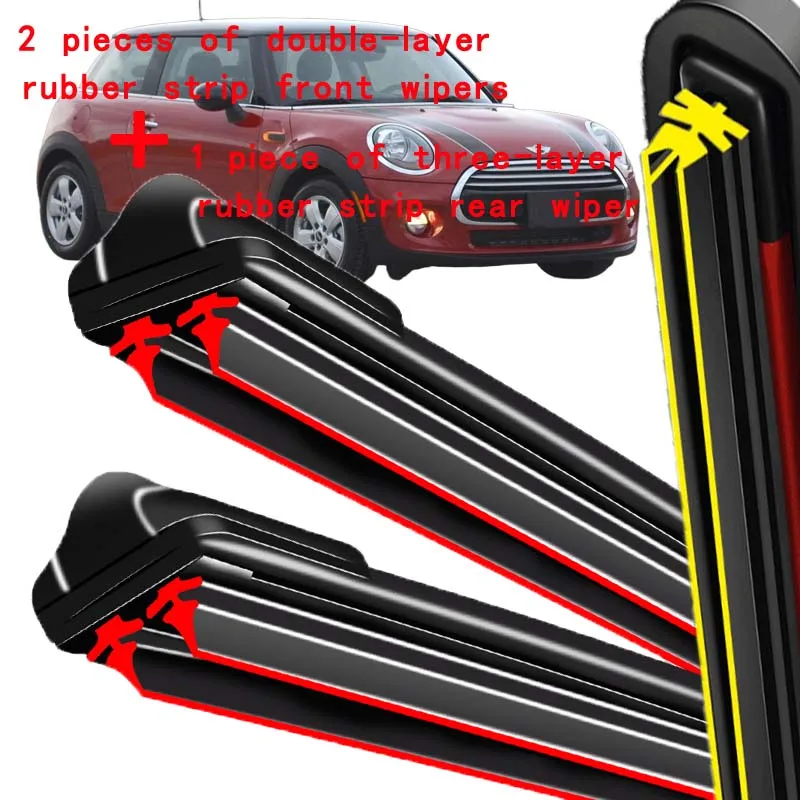 For Mini One Cooper S D Hatch F55 F56 2013-2023 Wiper Front & Rear Wiper Blades Windshield Windscreen Window Brushes 19"+18"+10"
For Mini One Cooper S D Hatch F55 F56 2013-2023 Wiper Front & Rear Wiper Blades Windshield Windscreen Window Brushes 19"+18"+10"
