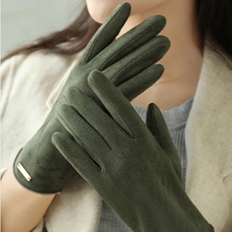 Woman's Thick Fingered Gloves Winter Casual Warm Soft Comfortable Touch Screen Driving For Lady Convenient And Practical Gloves
Woman's Thick Fingered Gloves Winter Casual Warm Soft Comfortable Touch Screen Driving For Lady Convenient And Practical Gloves