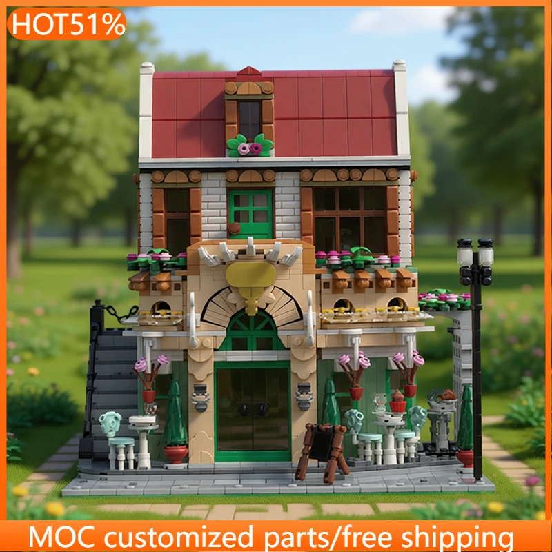 Набор для сборки кафе MOC из 1879 деталей, модульный конструктор, популярный креативный дизайн, технологичный конструктор, DIY, подарок для мальчика на праздник
Набор для сборки кафе MOC из 1879 деталей, модульный конструктор, популярный креативный дизайн, технологичный конструктор, DIY, подарок для мальчика на праздник