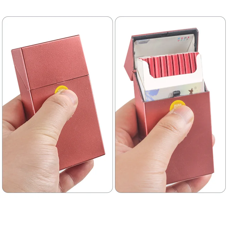 New 1pcs Plastic One-Hand Operate Cigarette Case, 100mm 100S, 8-14 Capacity - Black
New 1pcs Plastic One-Hand Operate Cigarette Case, 100mm 100S, 8-14 Capacity - Black