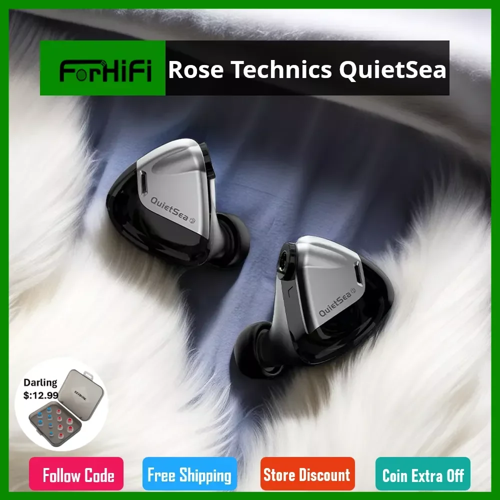 New Rose Technics QuietSea God-Plated Brass Dual-Cavity Drivers In-Ear Earphone Wired Dynamic Haedphones HIFI Sound Quality IEMs
New Rose Technics QuietSea God-Plated Brass Dual-Cavity Drivers In-Ear Earphone Wired Dynamic Haedphones HIFI Sound Quality IEMs