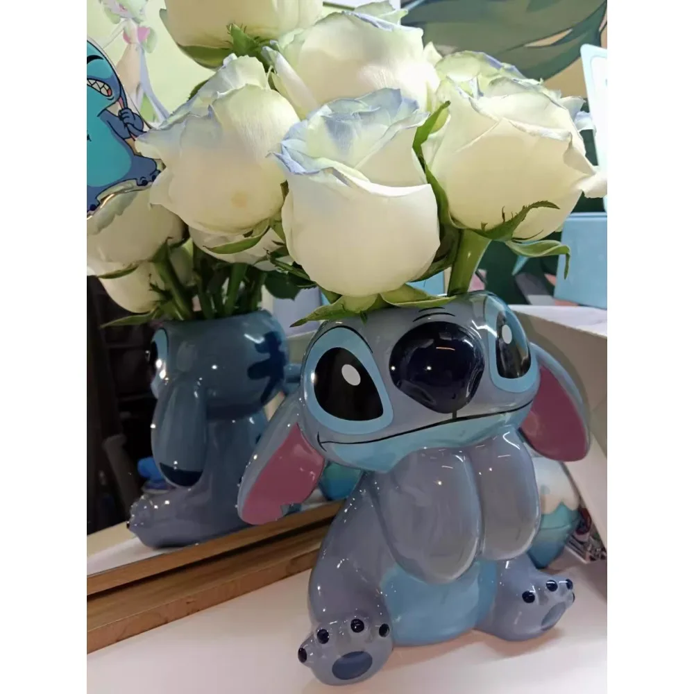 Disney Stitch Flower Vase Cartoon Stitch Ceramic Vase Kawaii Stitch Large Capacity Ceramic Mug Cup Ornaments Home Decor Gifts
Disney Stitch Flower Vase Cartoon Stitch Ceramic Vase Kawaii Stitch Large Capacity Ceramic Mug Cup Ornaments Home Decor Gifts