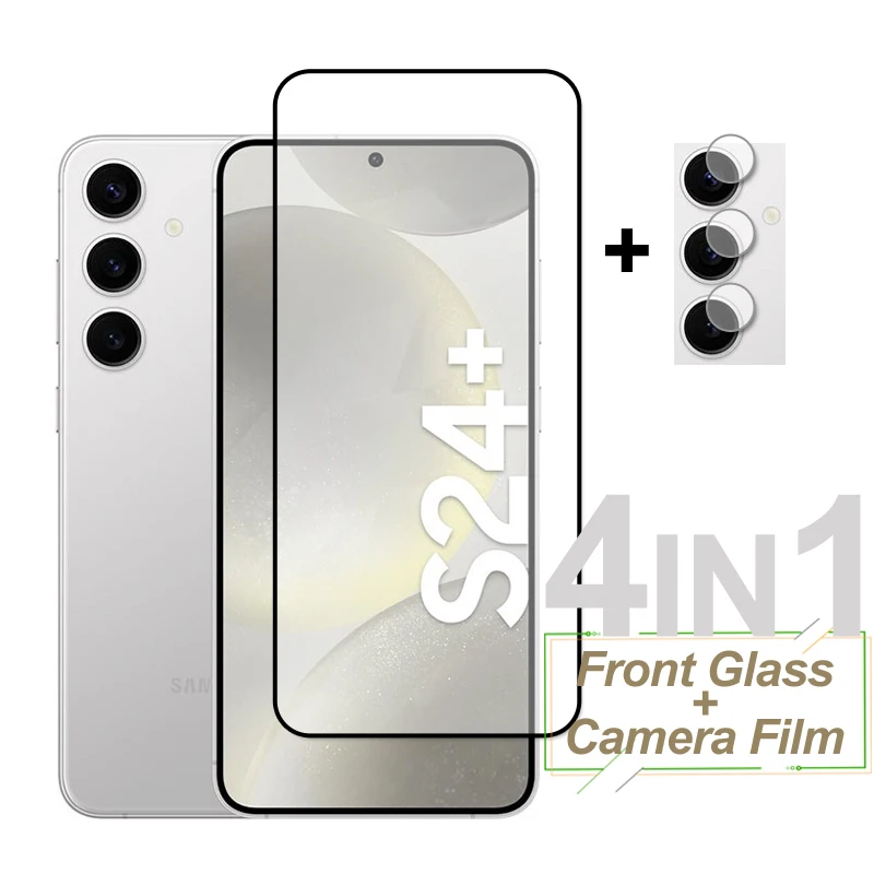 For Samsung Galaxy S24 Plus Glass Screen Protector Full Cover Tempered Glass Protective Camera Lens Film For Samsung S24 Plus
For Samsung Galaxy S24 Plus Glass Screen Protector Full Cover Tempered Glass Protective Camera Lens Film For Samsung S24 Plus