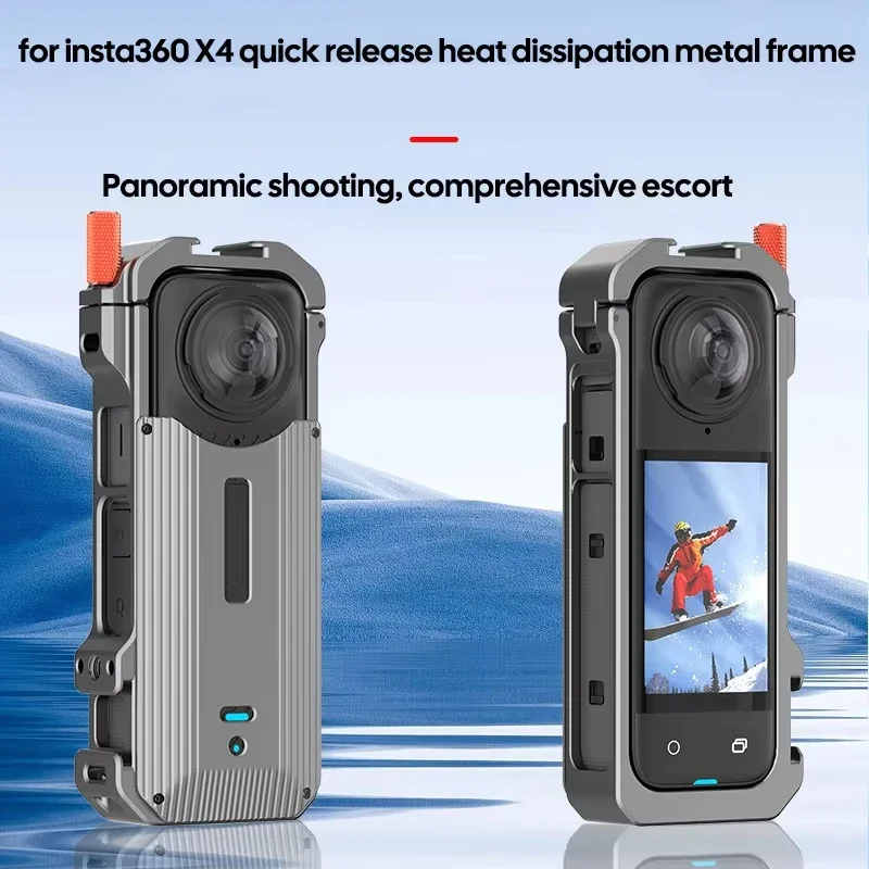 2024 Metal Rabbit Cage Frame, Protective Expansion Case with Plastic Border, Designed for Insta360 X4 Camera
2024 Metal Rabbit Cage Frame, Protective Expansion Case with Plastic Border, Designed for Insta360 X4 Camera