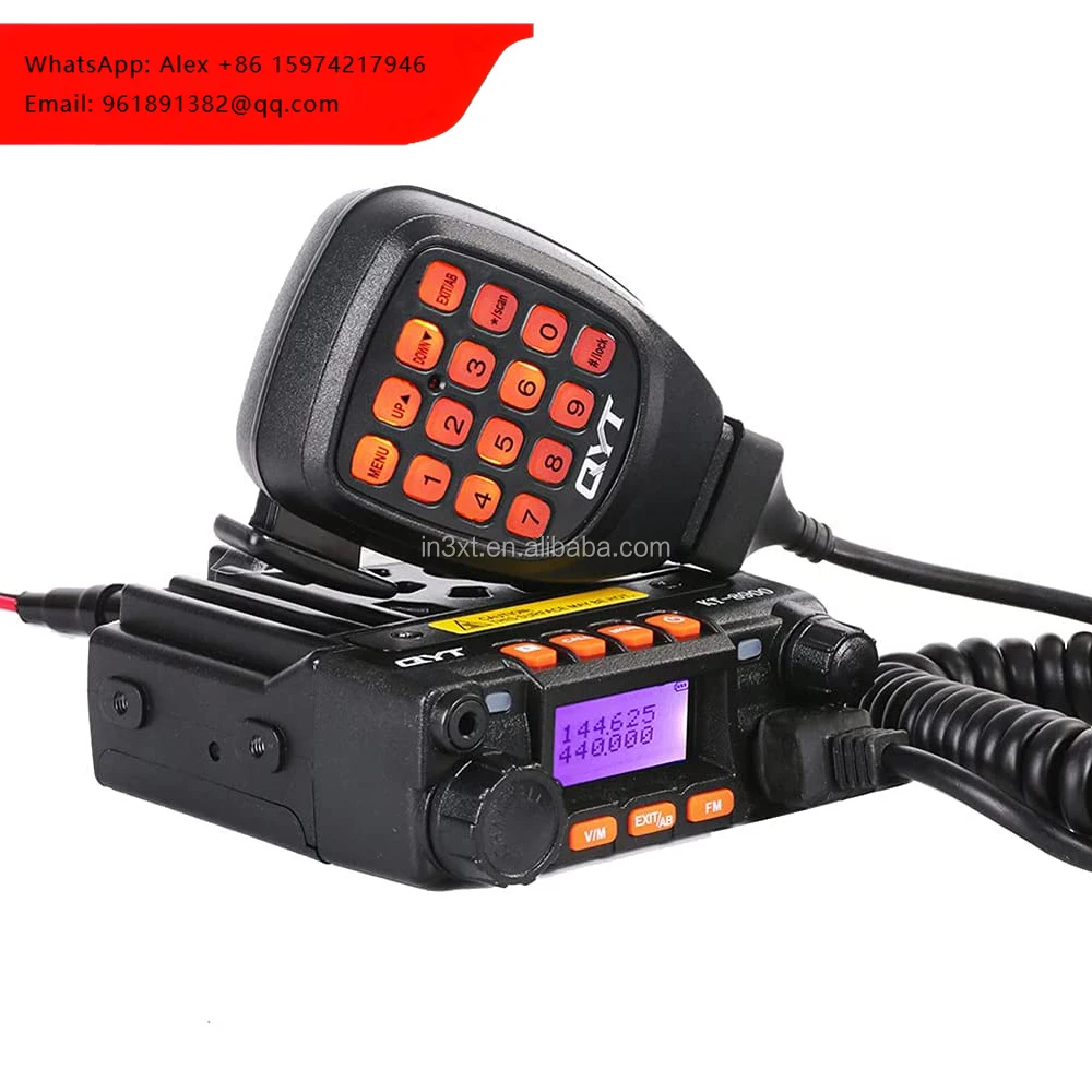 QYT KT-8900 Dual Band VHF 25W UHF 20W Mobile Ham Analog Two Way Radio Mobile Radio Walkie Talkie QYT KT8900
QYT KT-8900 Dual Band VHF 25W UHF 20W Mobile Ham Analog Two Way Radio Mobile Radio Walkie Talkie QYT KT8900