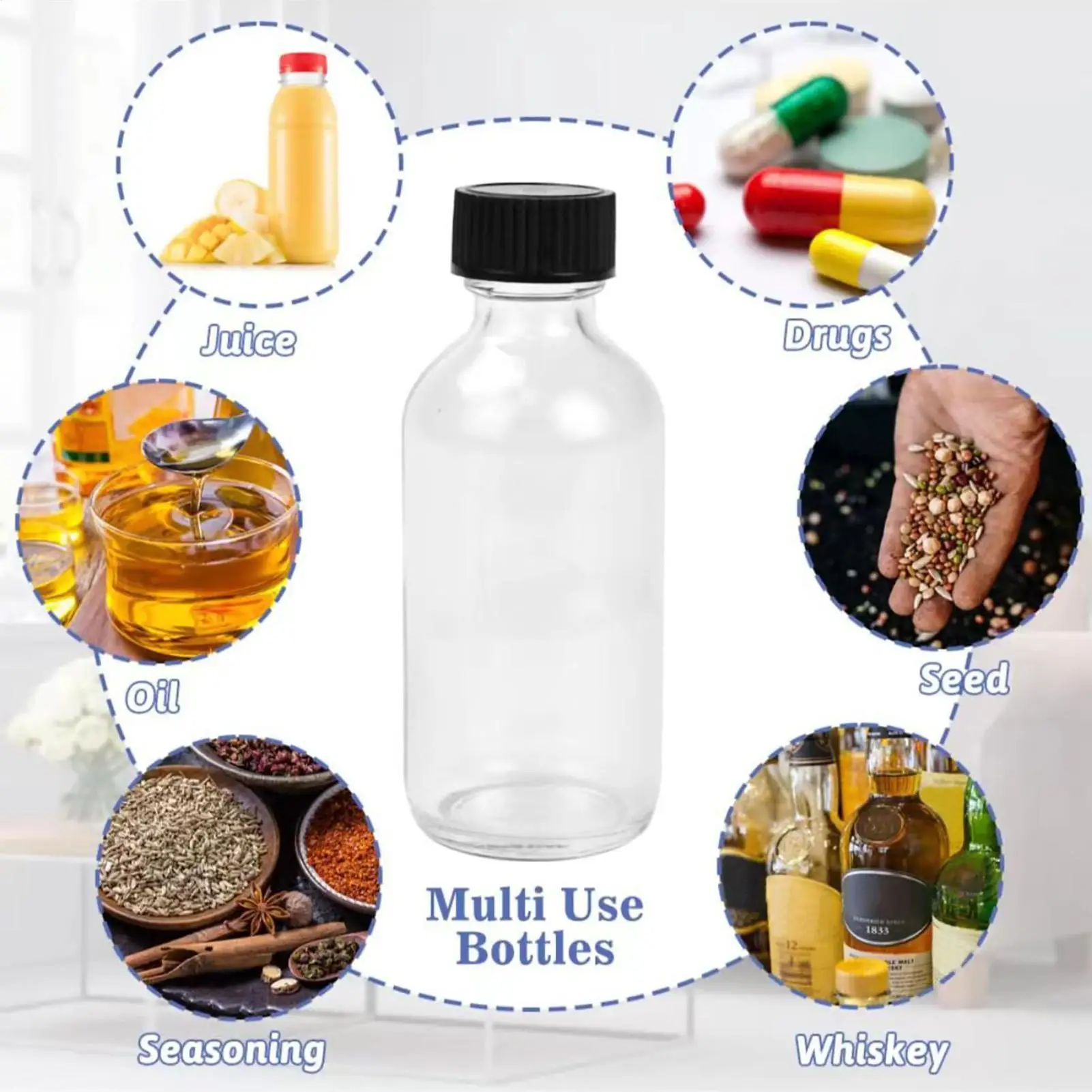 Juicing Bottles Reusable Glass 12X Glass Ginger Containers With Lids 2 Oz/60 Ml Small Clear Take Out Containers Ginger Shots
Juicing Bottles Reusable Glass 12X Glass Ginger Containers With Lids 2 Oz/60 Ml Small Clear Take Out Containers Ginger Shots