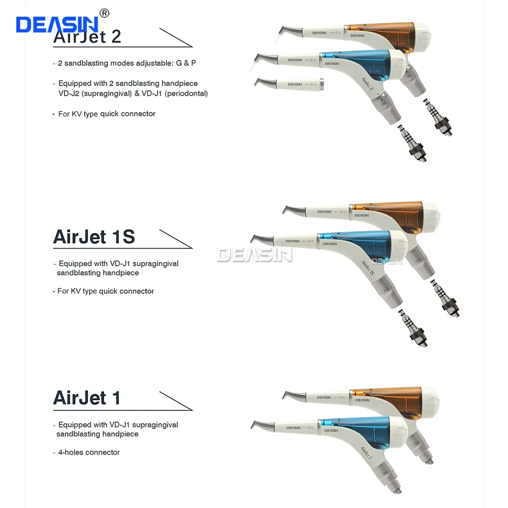 Dental Air Polisher Teeth Whitening Sandblaster Supragingival/Subgingival 2 in 1 Prophy Jet Air Flow Polishing Tool 4 Holes
Dental Air Polisher Teeth Whitening Sandblaster Supragingival/Subgingival 2 in 1 Prophy Jet Air Flow Polishing Tool 4 Holes
