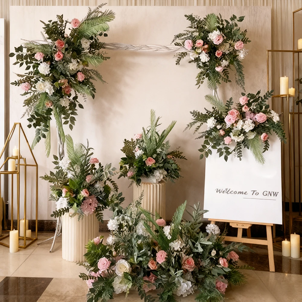 Wholesale Pink Green Silk Rose Floral Floor Flower Runners Flower Decoration For Family Graduation Occasion Wedding Decoration
Wholesale Pink Green Silk Rose Floral Floor Flower Runners Flower Decoration For Family Graduation Occasion Wedding Decoration