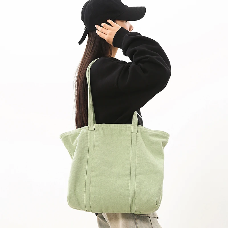 Large Canvas Women's Bag School Shoulder Bag Vintage Eco Bag Korean Messenger Bag Y2K Designer Handbags Casual Tote Pocket Urban
Large Canvas Women's Bag School Shoulder Bag Vintage Eco Bag Korean Messenger Bag Y2K Designer Handbags Casual Tote Pocket Urban