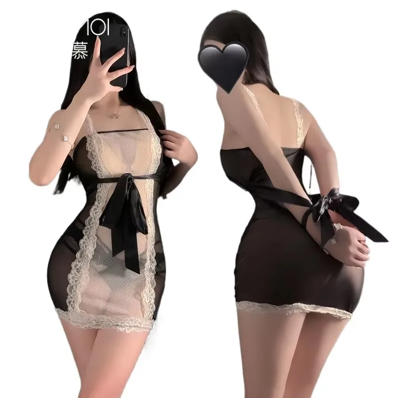 Japanese Women Outfits Sexy Cosplay Lingerie Anime Kawaii Maid Costume Transparent Temptation Dress Uniform Lace Club Wear Dress
Japanese Women Outfits Sexy Cosplay Lingerie Anime Kawaii Maid Costume Transparent Temptation Dress Uniform Lace Club Wear Dress