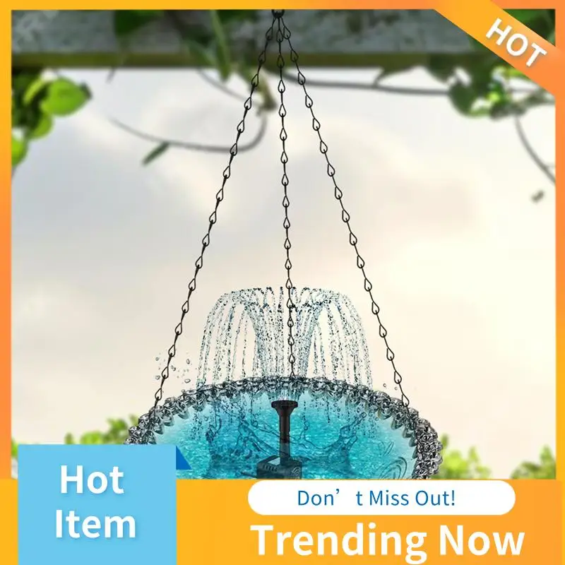 AB08-Hanging Bird Bath With Solar Fountain Solar Bird Bath Fountains Hanging Bird Baths For Outdoors
AB08-Hanging Bird Bath With Solar Fountain Solar Bird Bath Fountains Hanging Bird Baths For Outdoors