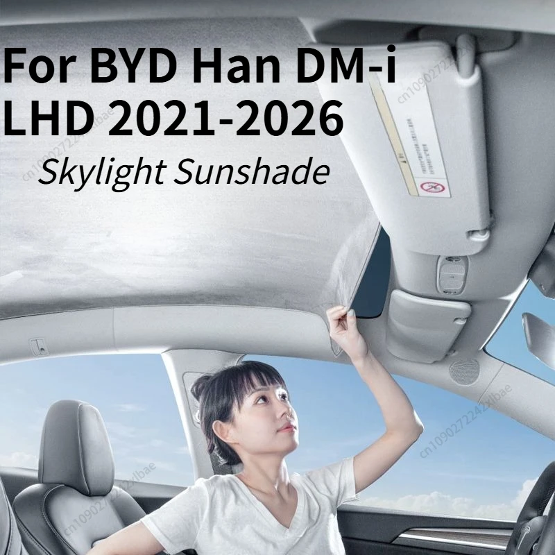 Custom Sunroof & Panoramic Roof Sunshade Sunscreen Heat Insulation Roof Sun Visor For BYD Han DM-i LHD 2021-2026 Exterior Parts
Custom Sunroof & Panoramic Roof Sunshade Sunscreen Heat Insulation Roof Sun Visor For BYD Han DM-i LHD 2021-2026 Exterior Parts