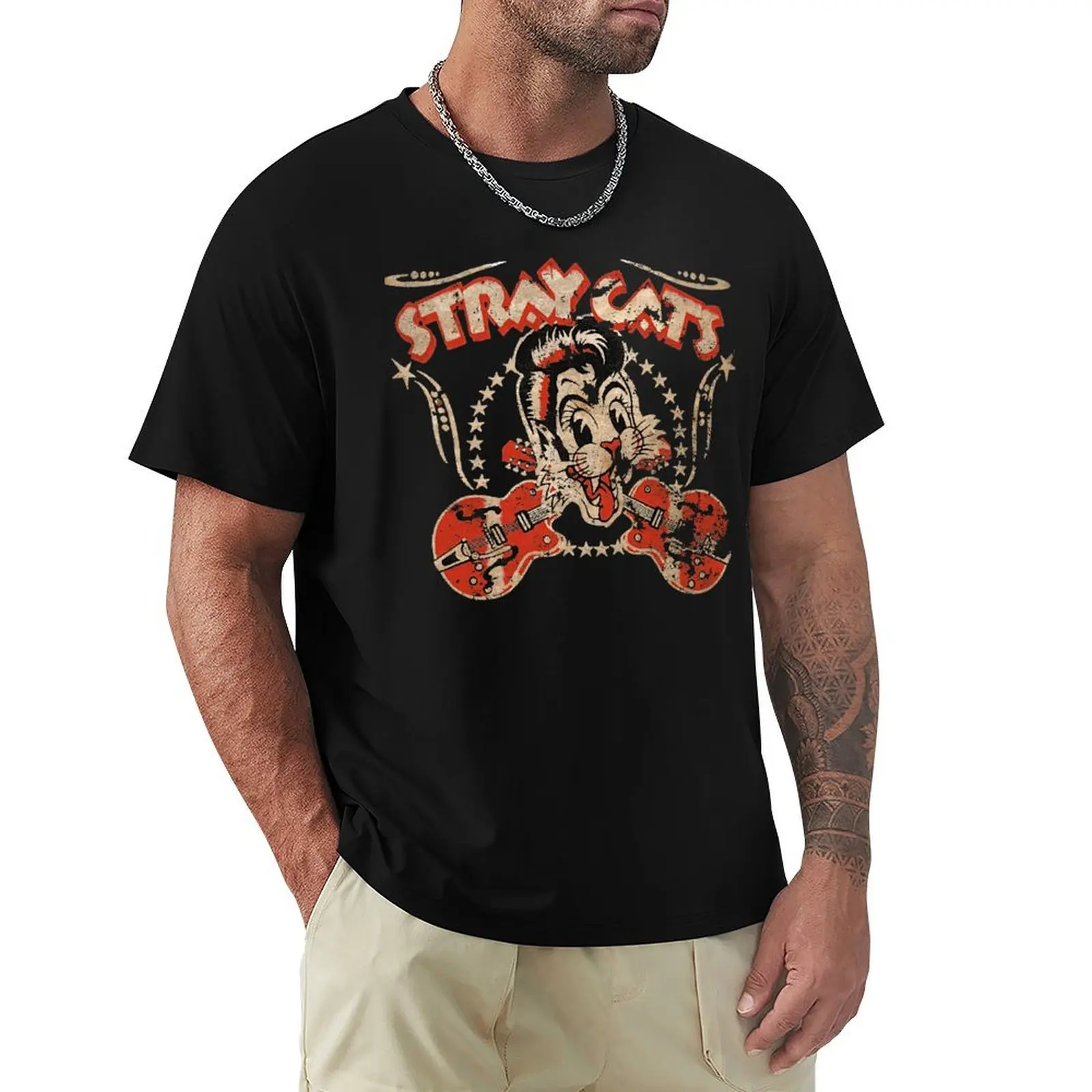 Stray Cats T-Shirt Standard Fit Solid Tee Shirt
Stray Cats T-Shirt Standard Fit Solid Tee Shirt