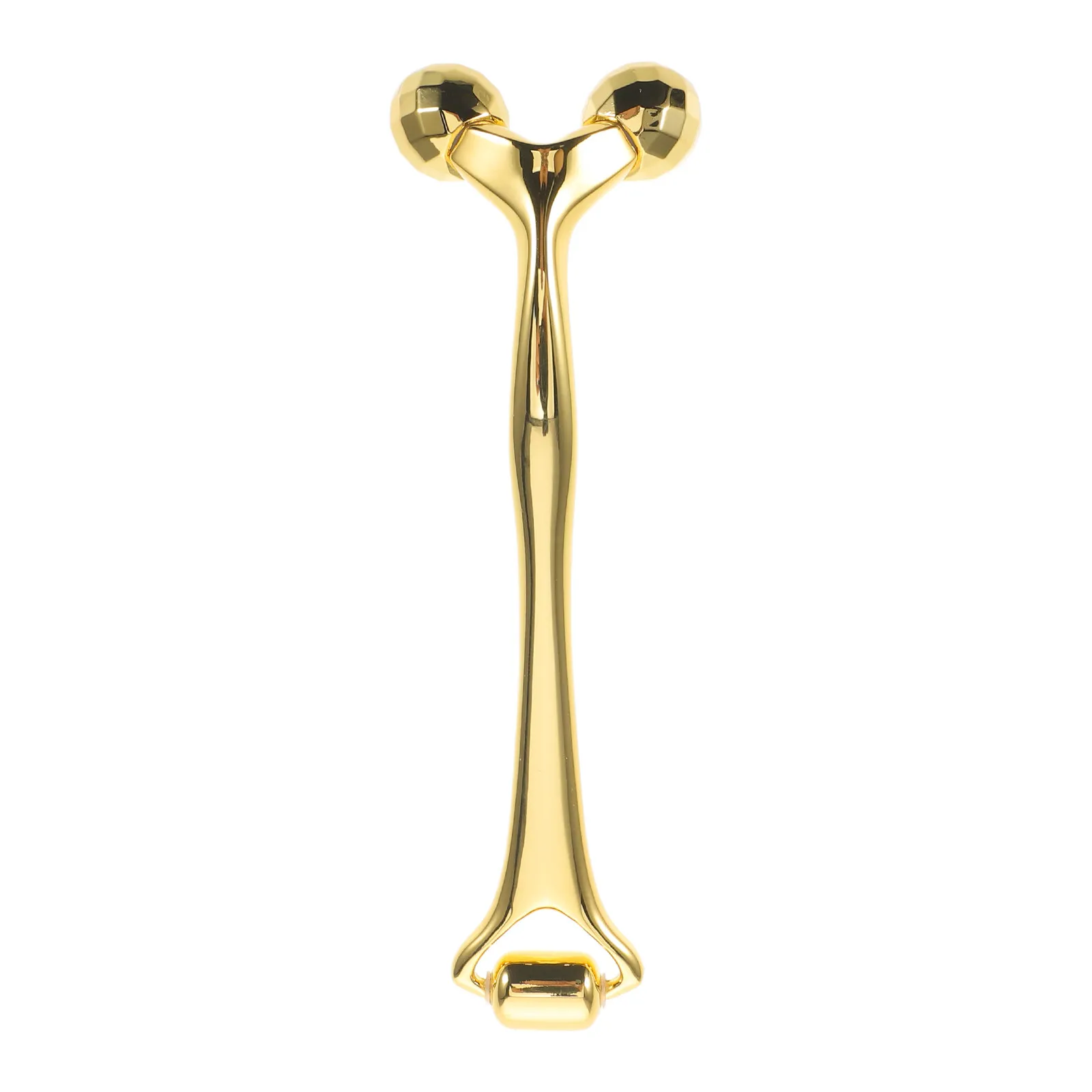 Dual-Ended Facial Roller Massager Golden Metal Face Sculpting Lifting Skin Care Tool Manual Face Neck Contour Massage
Dual-Ended Facial Roller Massager Golden Metal Face Sculpting Lifting Skin Care Tool Manual Face Neck Contour Massage