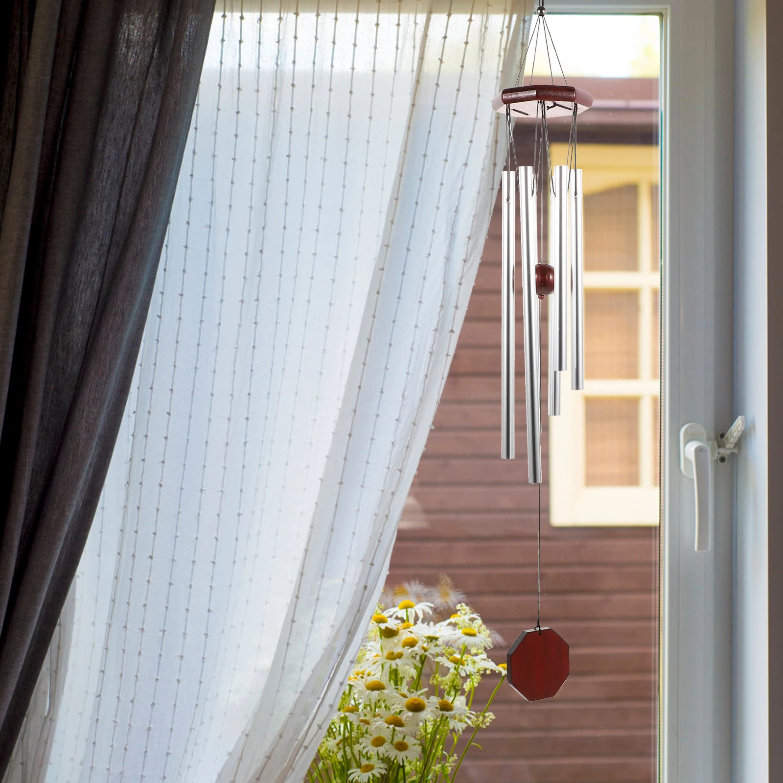 Yard Decorative Wind Bell Household Pendant Outdoor Chime with Crisp Sweet Sound for Porch Door Window 
Yard Decorative Wind Bell Household Pendant Outdoor Chime with Crisp Sweet Sound for Porch Door Window