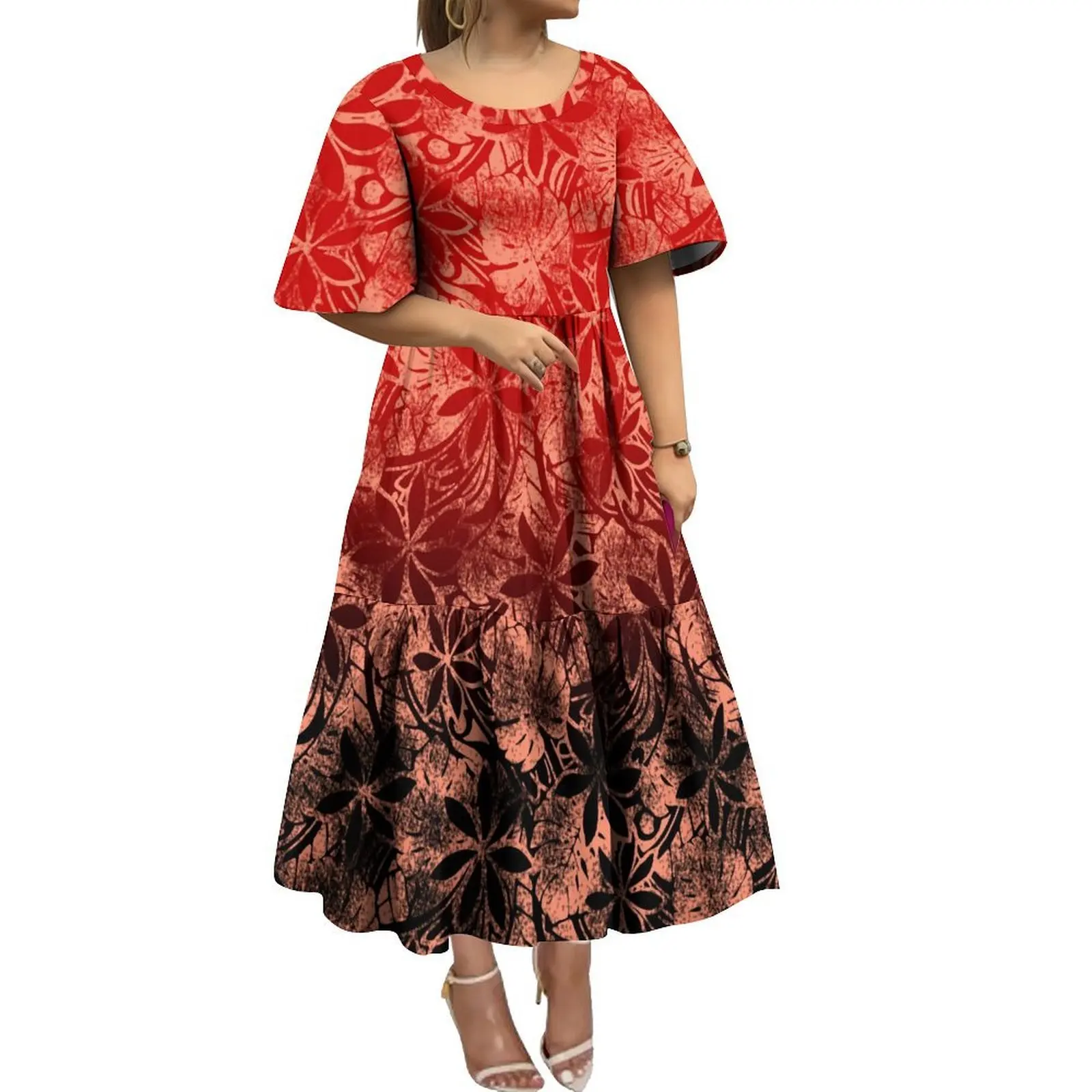 Newly Designed Polynesian Island Custom Women'S Round-Neck Dress Samoan Birthday Party Casual Plus-Size Evening Dress
Newly Designed Polynesian Island Custom Women'S Round-Neck Dress Samoan Birthday Party Casual Plus-Size Evening Dress