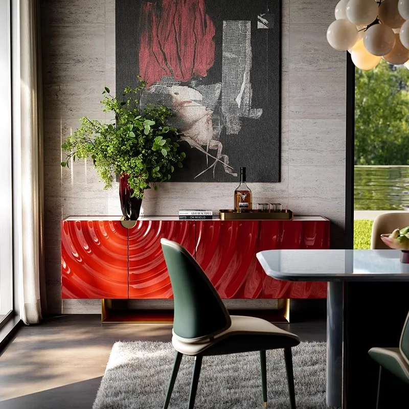 Italian light luxury dining side cabinet ripple villa restaurant storage locker modern minimalist designer porch cabinet
Italian light luxury dining side cabinet ripple villa restaurant storage locker modern minimalist designer porch cabinet
