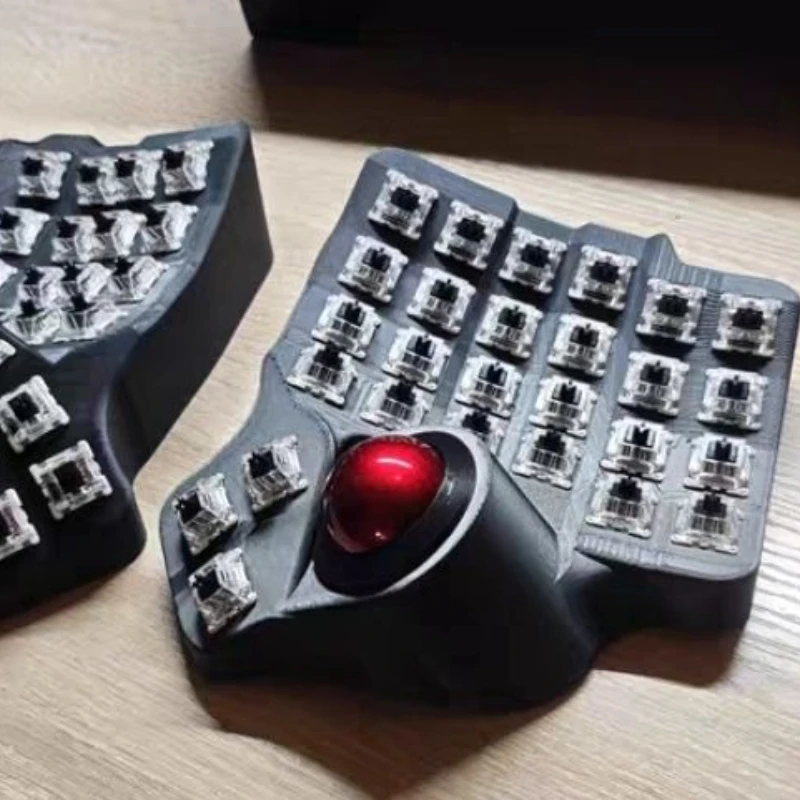 Клавиатура Charybdis MK1 проводная/Bluetooth с трекболом, версии QMK/ZMK, с возможностью горячей замены, эргономичная, настраиваемая, из PLA/PETG, подарок
Клавиатура Charybdis MK1 проводная/Bluetooth с трекболом, версии QMK/ZMK, с возможностью горячей замены, эргономичная, настраиваемая, из PLA/PETG, подарок