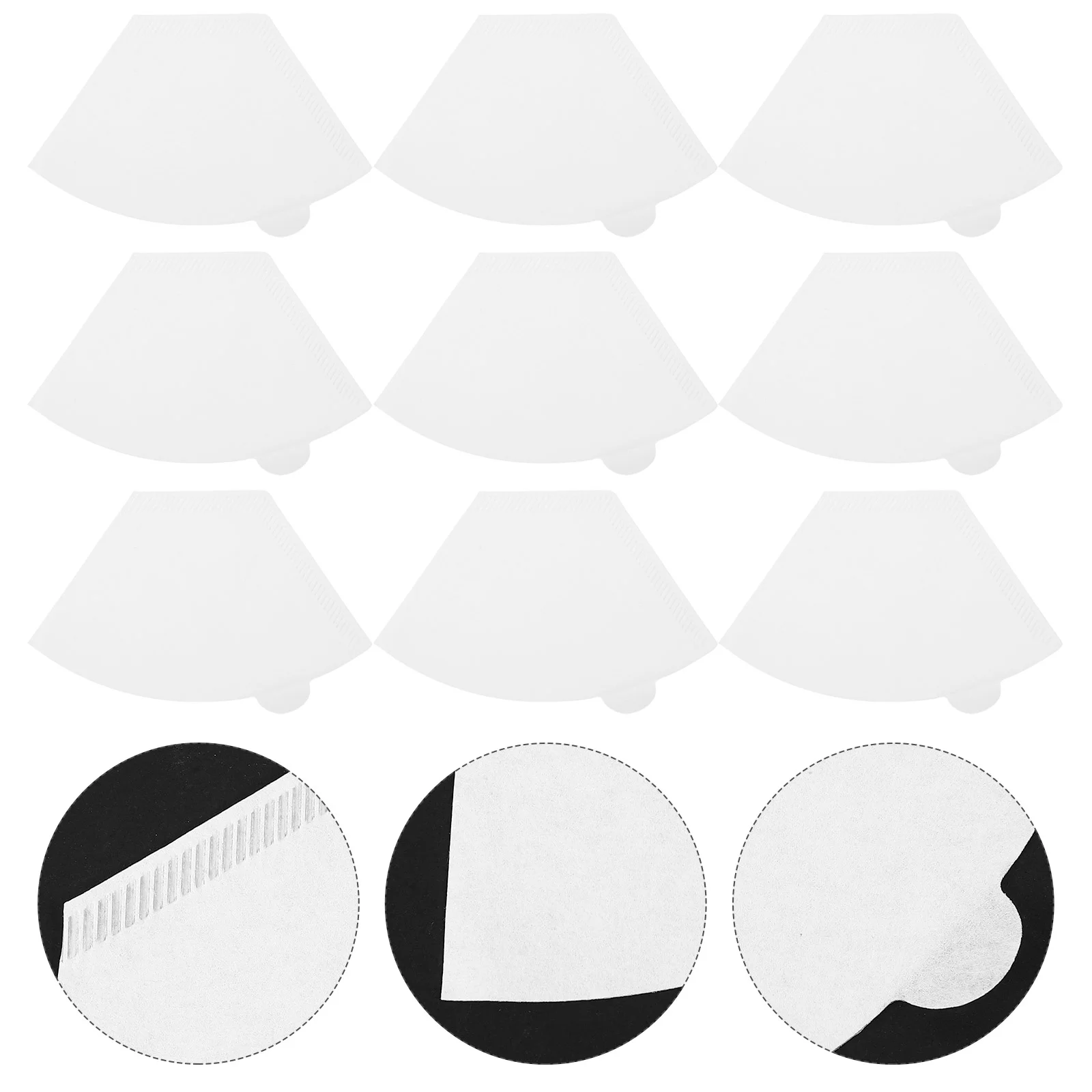 100 Pcs Coffee Machine Filters Espresso Machines for Home Filtering Papers Strainer Sector
100 Pcs Coffee Machine Filters Espresso Machines for Home Filtering Papers Strainer Sector