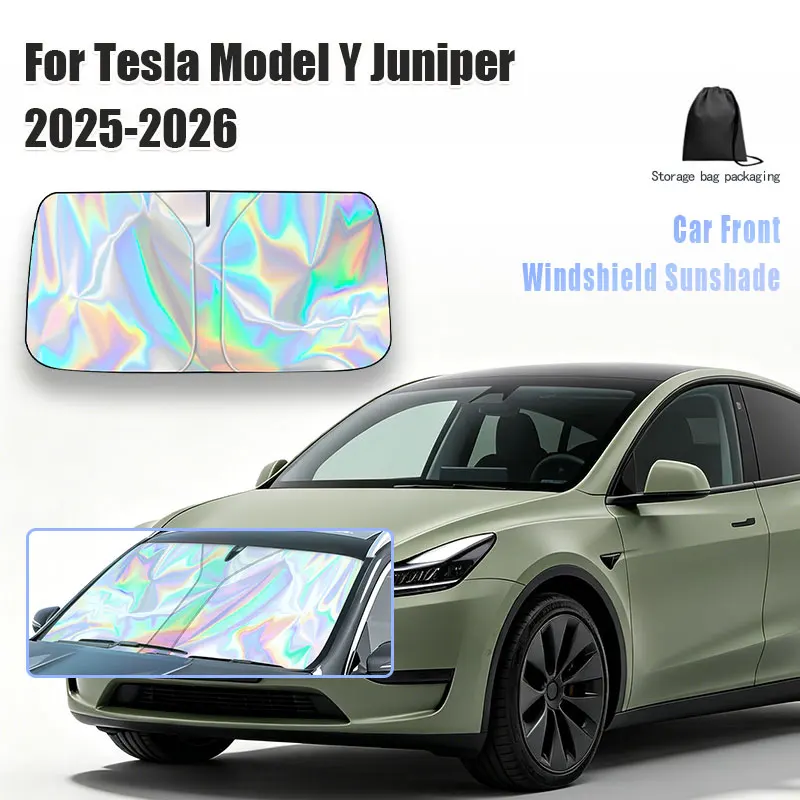 For Tesla Model Y Juniper 2025-2026 Car Windshield Sunshade Cover Front Window Sun Shade Visor Auto Interior UV Protection
For Tesla Model Y Juniper 2025-2026 Car Windshield Sunshade Cover Front Window Sun Shade Visor Auto Interior UV Protection
