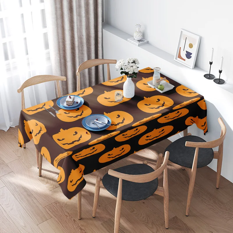 Halloween Pumpkin Tablecloth Printed Placemats for Dining Room Decor Orange Halloween Party Decoration Supplies
Halloween Pumpkin Tablecloth Printed Placemats for Dining Room Decor Orange Halloween Party Decoration Supplies